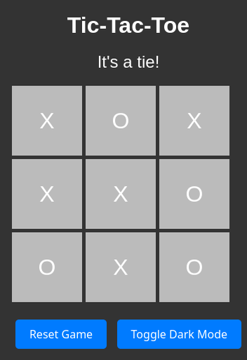 Tic-Tac-Toe Game